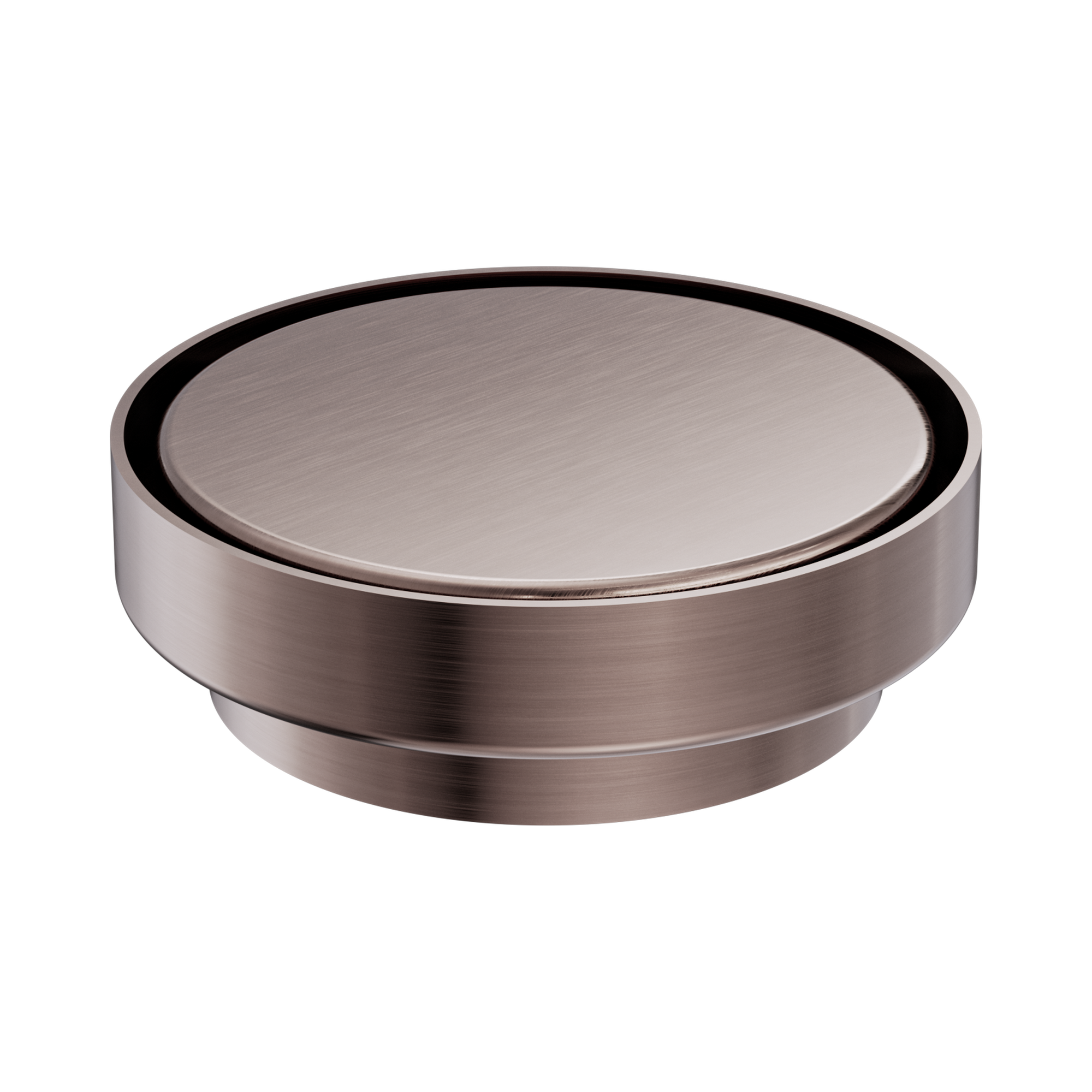 NRFW005 BZ 130mm Round Tile Insert Floor Waste 100mm Outlet Brushed Bronze image 2