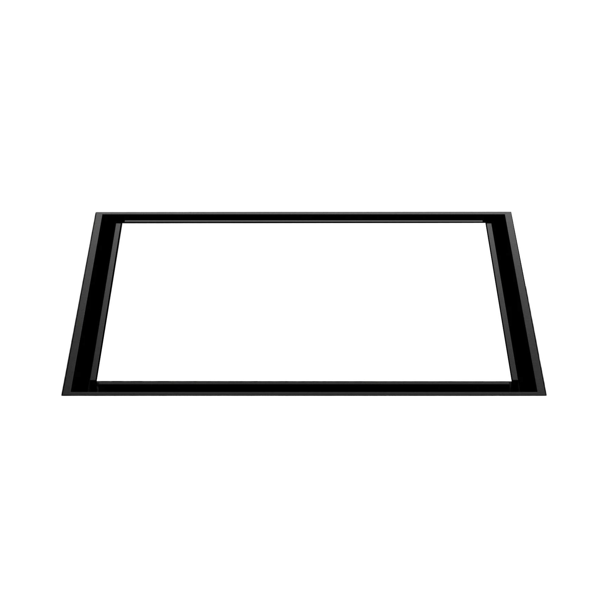 NRFW007 MB 130mm Square Tile Insert Floor Waste 80mm Outlet Matte Black image 3