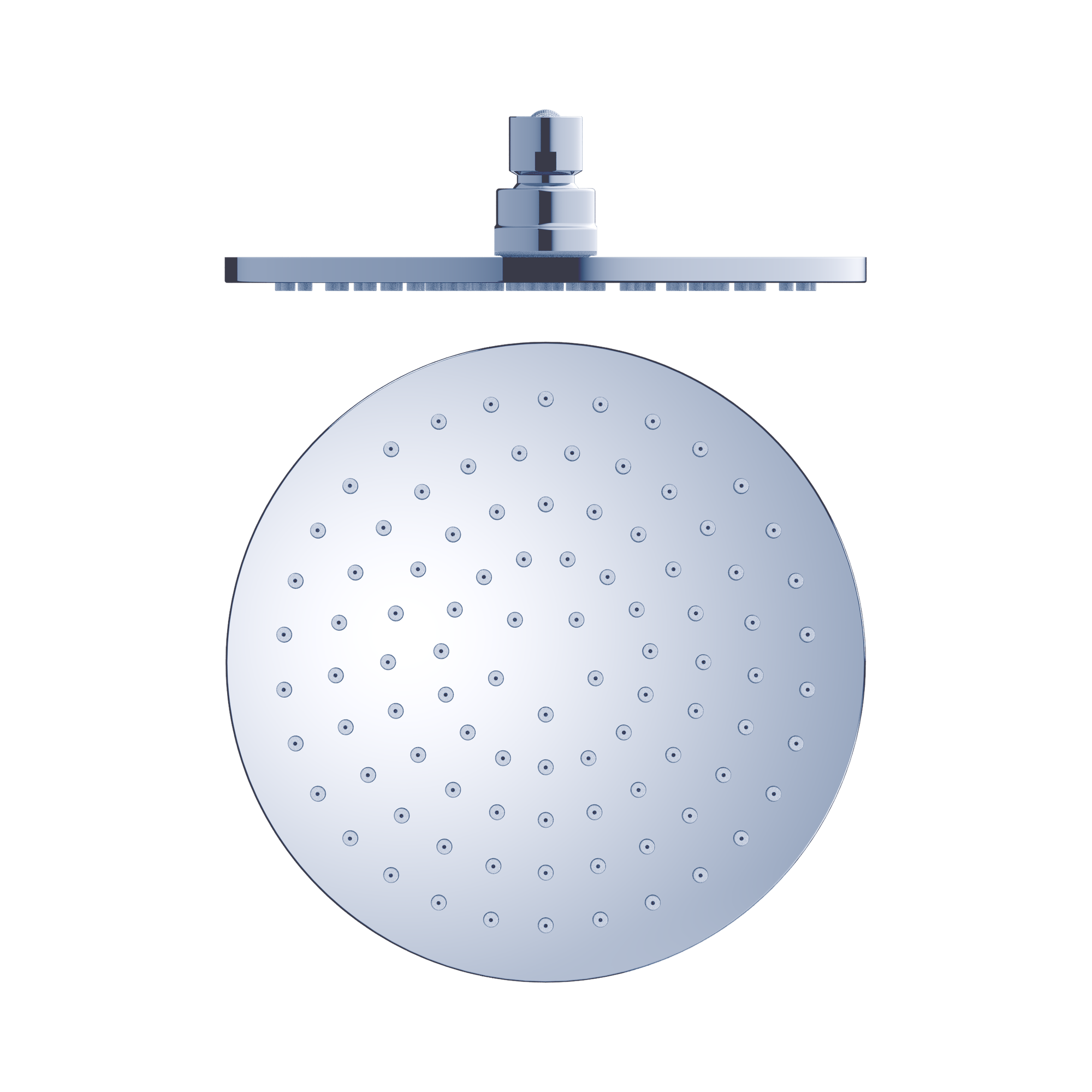 NRROA0802 CH 200mm Round Shower Head Chrome image 1