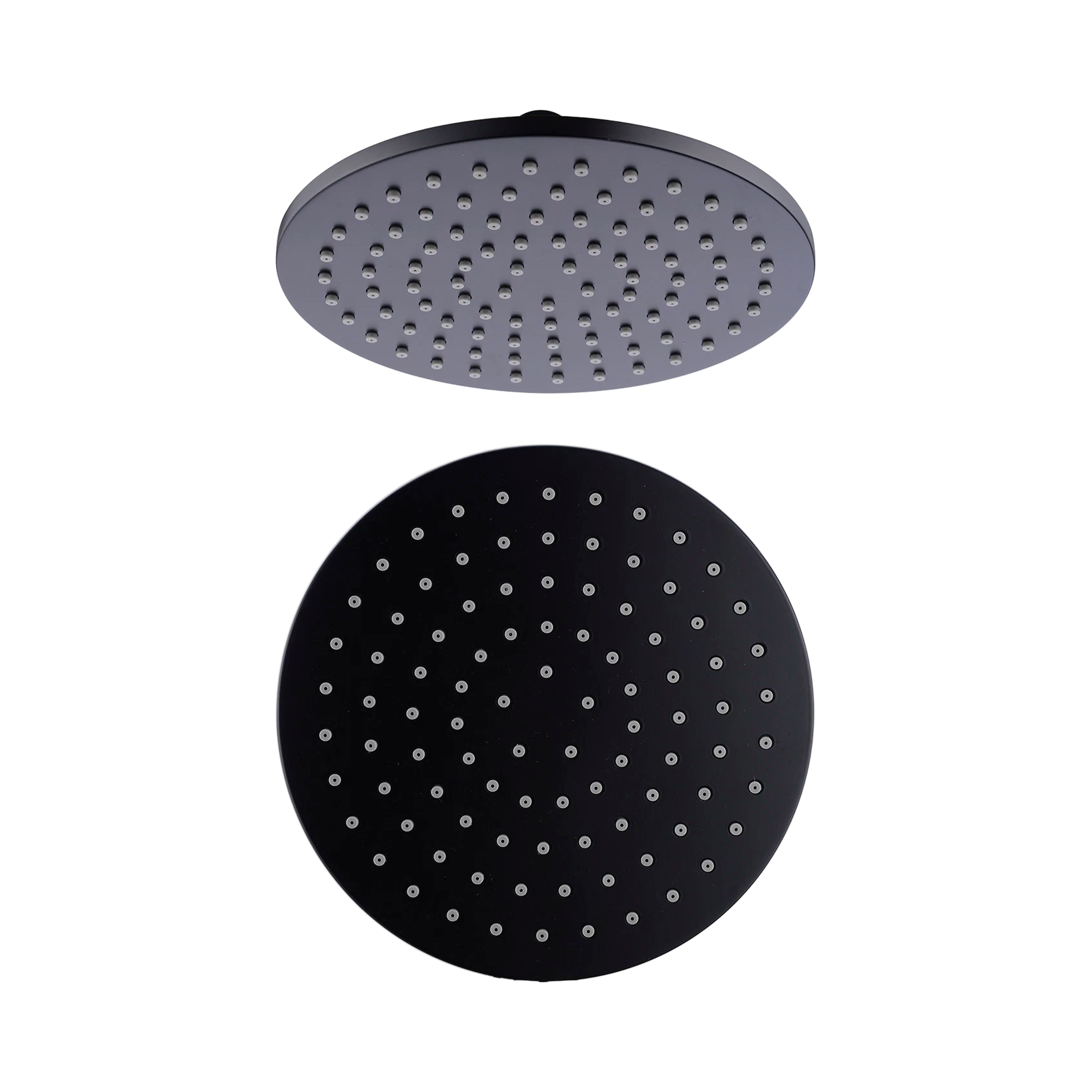 NRROA0802 MB 200mm Round Shower Head Matte Black image 1