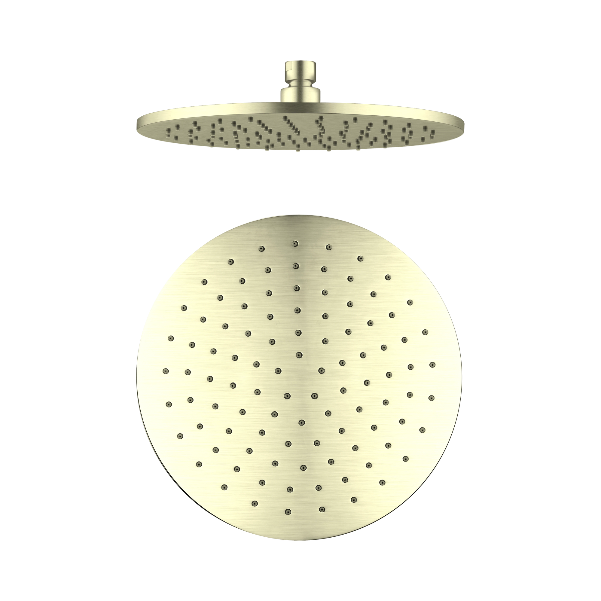 NRROA1001 BG 250mm Round Shower Head Brushed Gold image 1