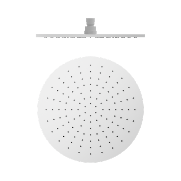 NRROA1202 MW 300mm Round Shower Head Matte White Thumb