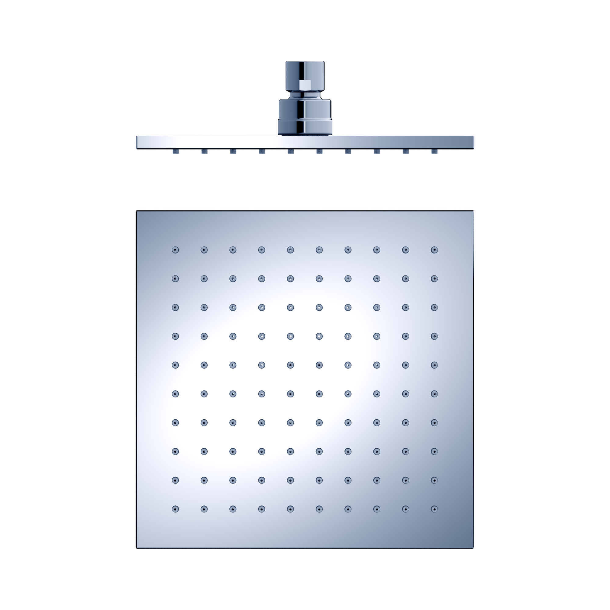 NRROB0803 CH 200mm Square Shower Head Chrome image 1