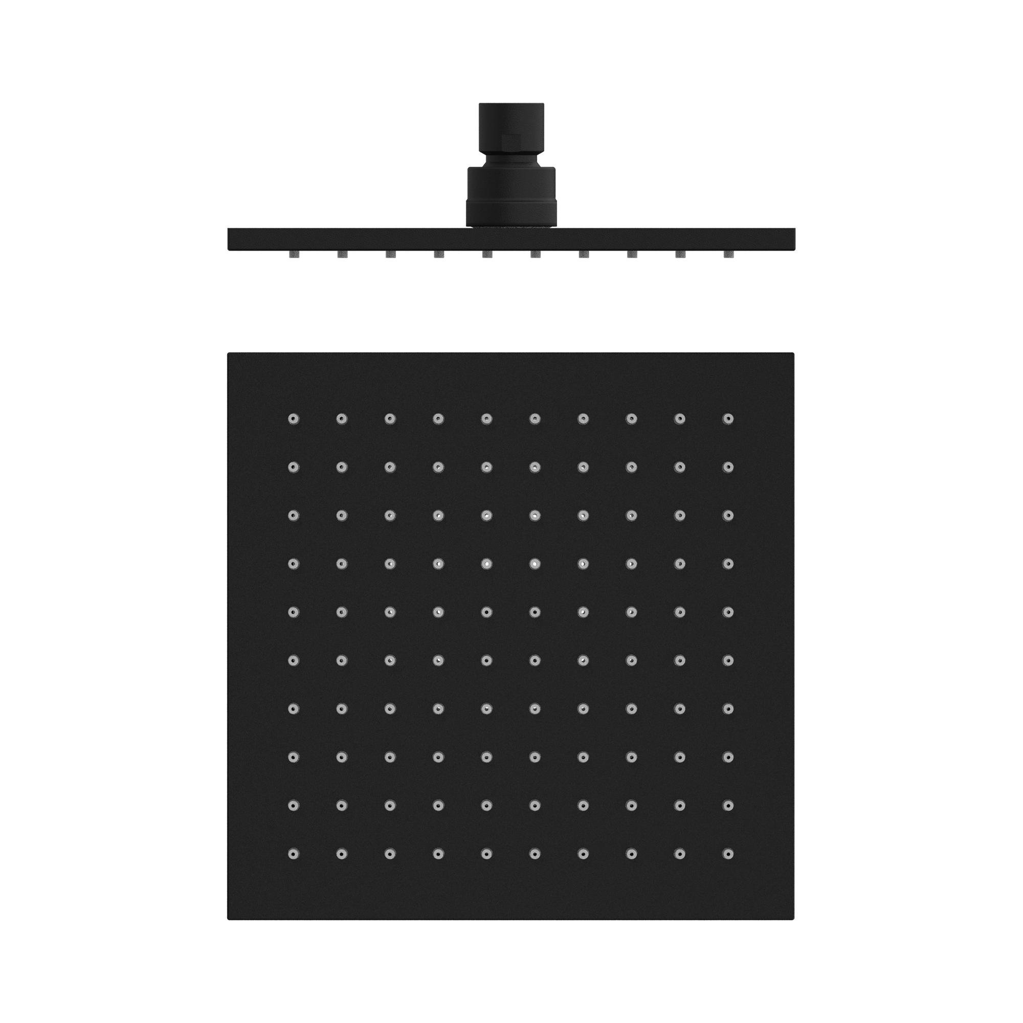 NRROB0803 MB 200mm Square Shower Head Matte Black image 1