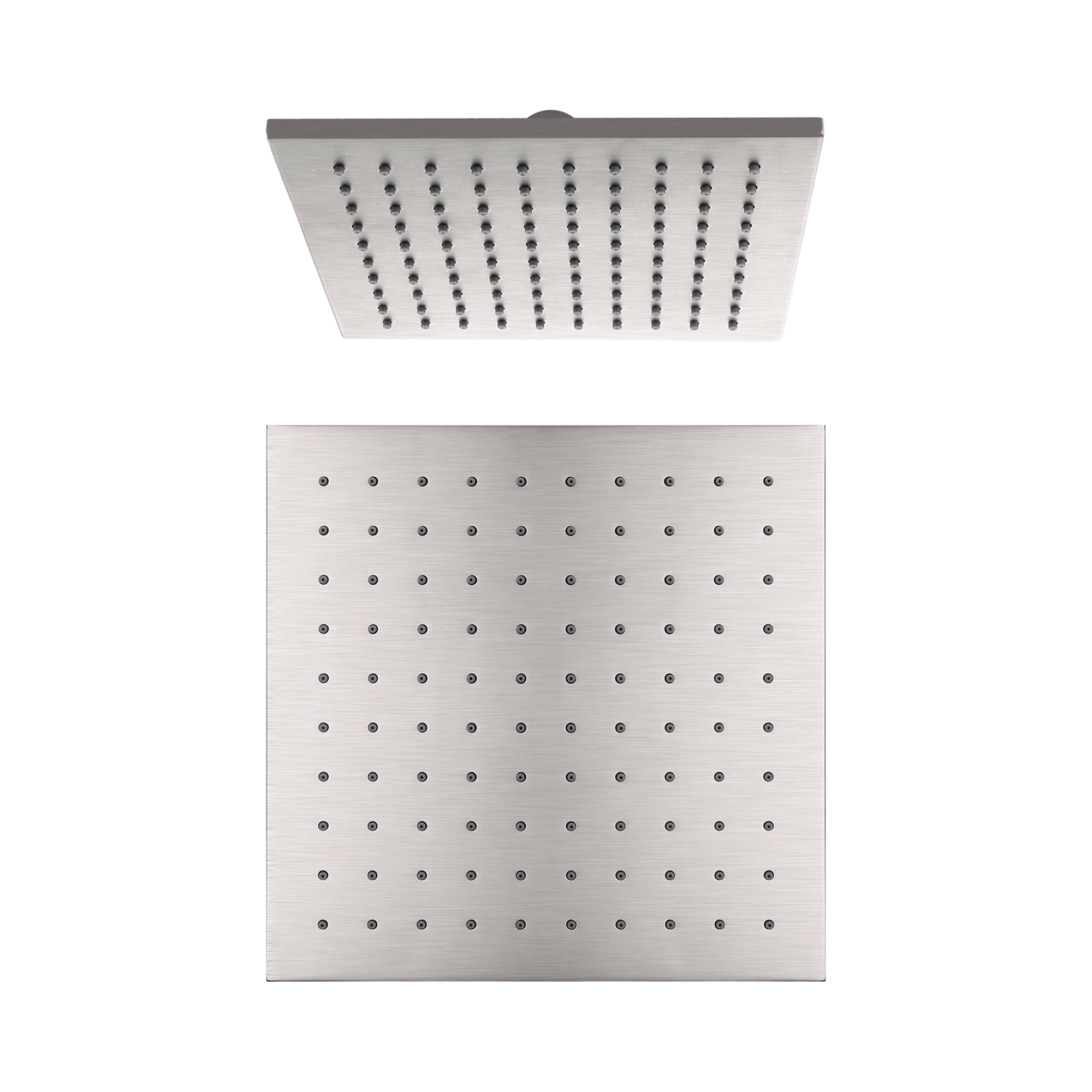 NRROB1003 BN 250mm Square Shower Head Brushed Nickel image 1