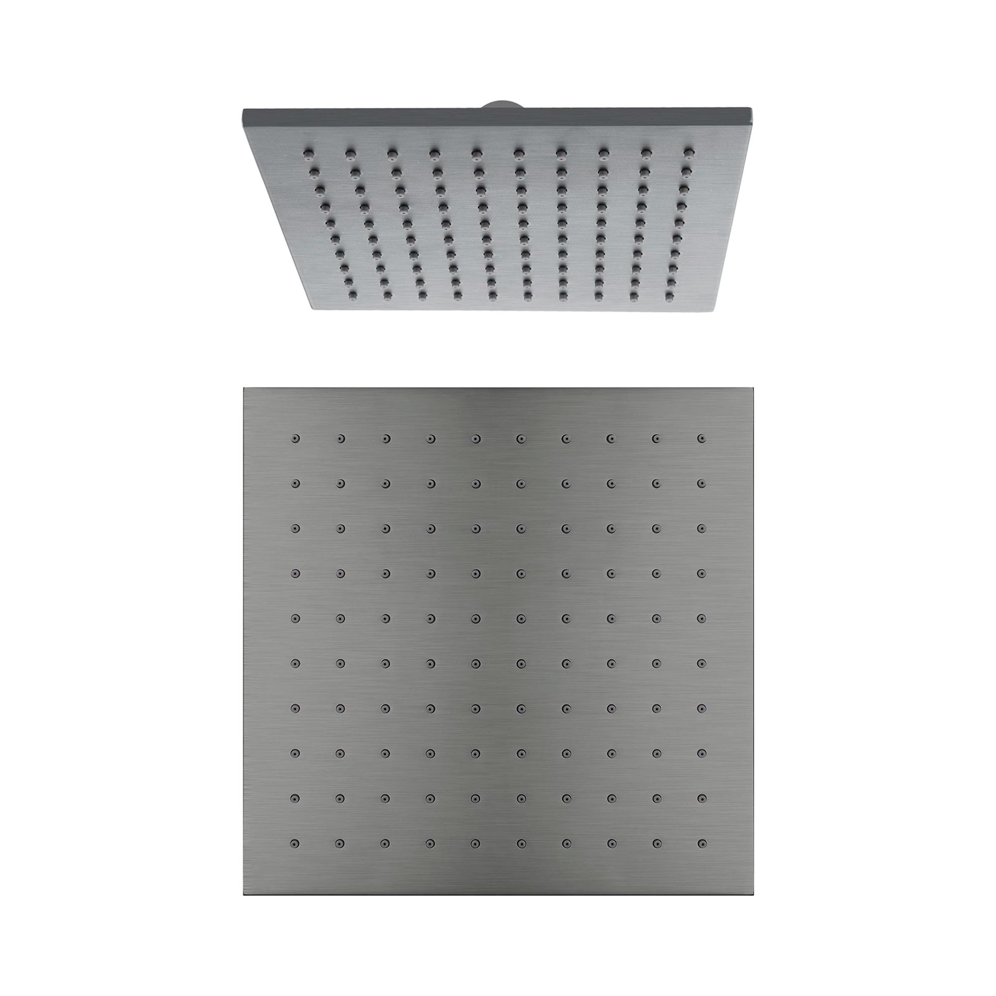 NRROB1003 GM 250mm Square Shower Head Gun Metal image 1