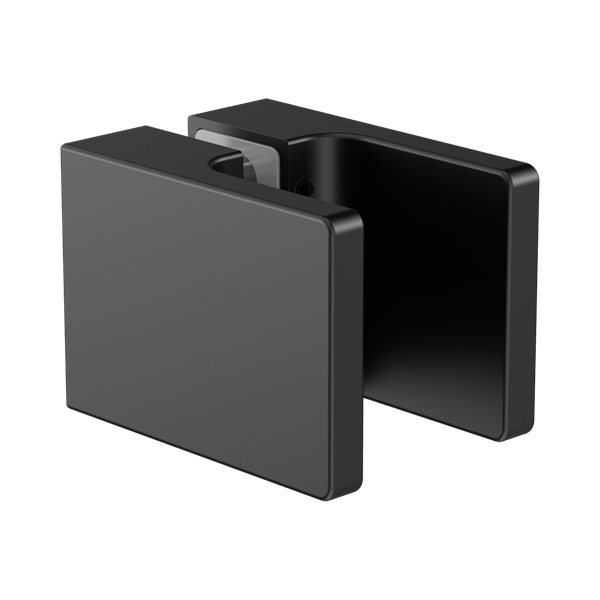 NRSH302a MB Square Shower Knob Handle Matte Black Thumb