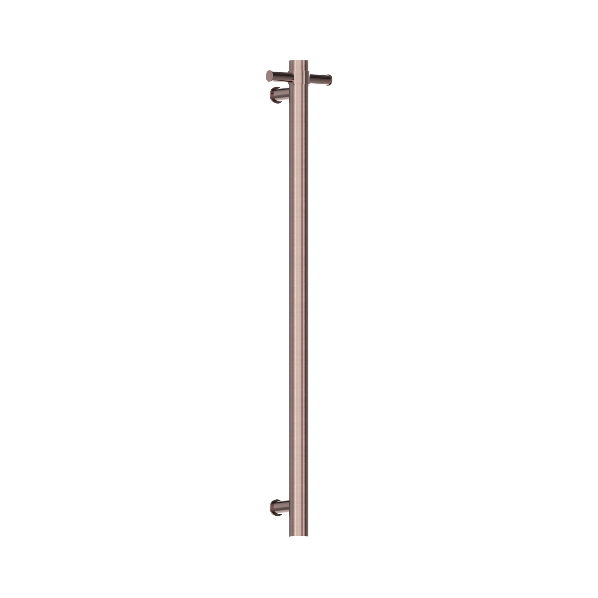 NRV900 HBZ Heated Vertical Towel Rail Brushed Bronze image 1