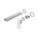 Bianca Wall Basin/Bath Mixer Separate Back Plate 230mm Trim Kits Only Chrome