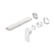 Bianca Wall Basin/Bath Mixer Separate Back Plate 230mm Trim Kits Only Brushed Nickel