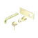 Mecca Wall Basin/Bath Mixer 260mm Trim Kits Only Brushed Gold
