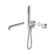Kara Progressive Shower System Separate Plate With Spout 250mm Trim Kits Only Chrome
