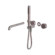 Kara Progressive Shower System Separate Plate With Spout 250mm Trim Kits Only Brushed Bronze