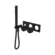 Kara Progressive Shower System Trim Kits Only Matte Black