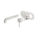 Zen SS316L Wall Basin/Bath Mixer 185mm Spout Trim Kits Only Brushed Nickel