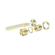 Pure SS316L Progressive Wall Basin/Bath Mixer Separate Back Plate Trim Kits Only Brushed Gold