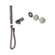 Serenity Progressive Shower System With Rome Travertine Handle And Slim Shower Trim Kit Only Brushed Bronze