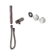 Serenity Progressive Shower System With Arabescato Corchia Handle And Slim Shower Trim Kit Only Brushed Bronze