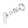 Ecco Shower Mixer 80mm Round Plate Trim Kits Only Brushed Nickel
