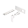 Bianca Wall Basin/Bath Mixer 187mm Trim Kits Only Brushed Nickel