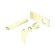 Bianca Wall Basin/Bath Mixer 187mm Trim Kits Only Brushed Gold