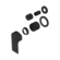 Bianca Shower Mixer With Diverter Separate Back Plate Trim Kits Only Matte Black