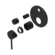 Dolce Shower Mixer With Diverter Trim Kits Only Matte Black