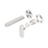 Ecco Wall Basin/Bath Mixer Separate Back Plate Trim Kits Only Brushed Nickel