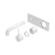 Mecca Wall Basin/Bath Mixer Handle Up 160mm Trim Kits Only Matte White