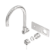 Mecca Wall Basin/Bath Mixer Swivel Spout Trim Kits Only Brushed Nickel
