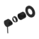 Mecca Shower Mixer 80mm Plate Trim Kits Only Matte Black