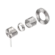 Mecca Shower Mixer 80mm Plate Trim Kits Only Brushed Nickel