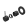 Mecca Shower Mixer Handle Up 80mm Plate Trim Kits Only Matte Black