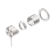 Mecca Shower Mixer 60mm Plate Trim Kits Only Brushed Nickel