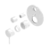 Mecca Shower Mixer With Diverter Trim Kits Only Matte White