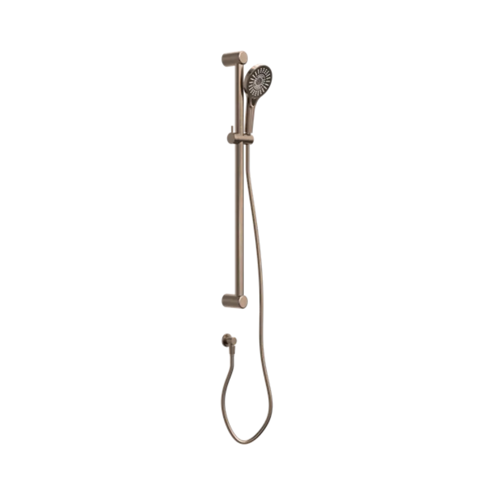 Mecca Care 32mm Grab Rail And Adjustable Shower Rail Set 900mm Brushed ...