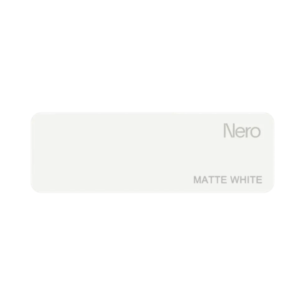 Matte White Colour Sample Plate