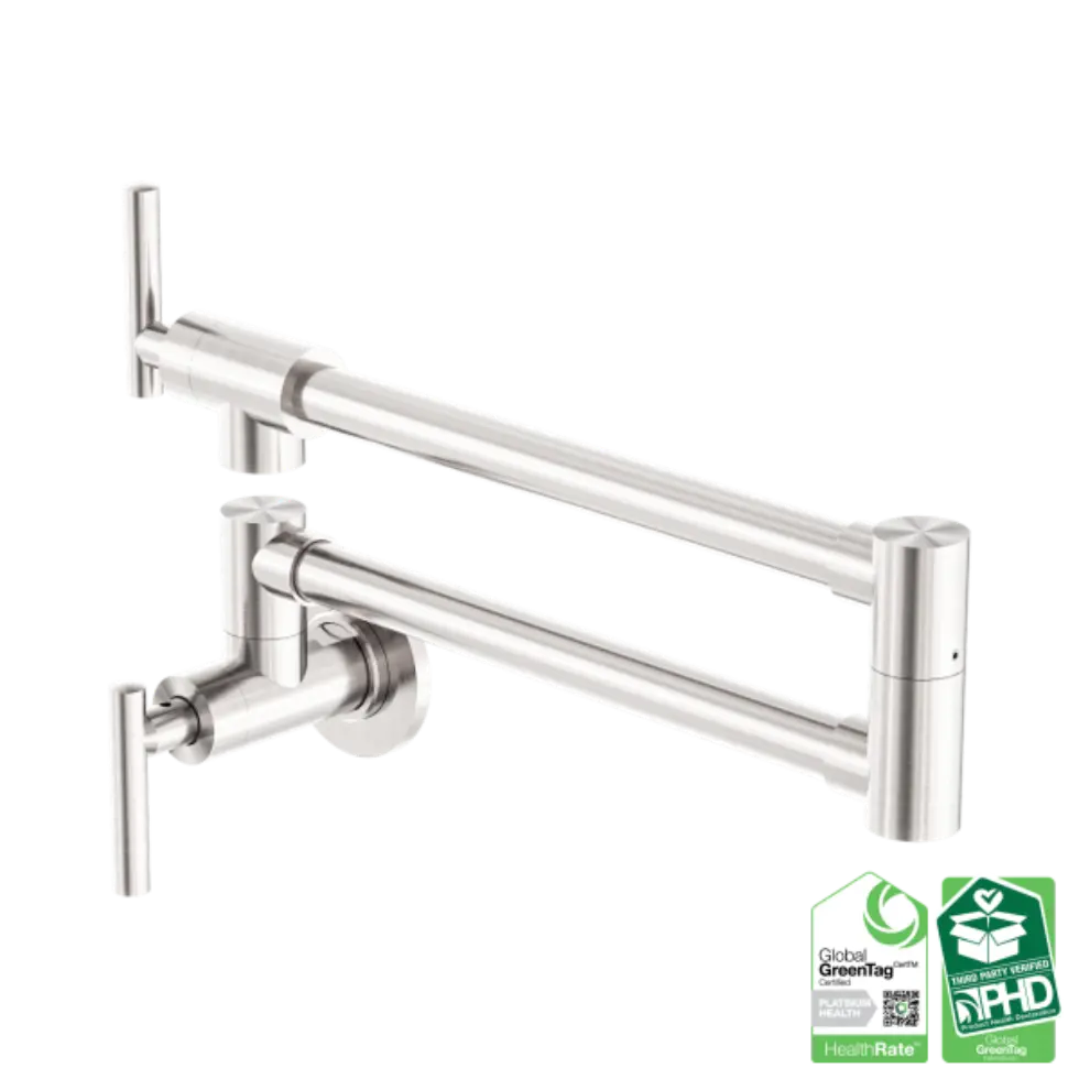 Zen 316L Stainless Steel Pot Filler Brushed Nickel