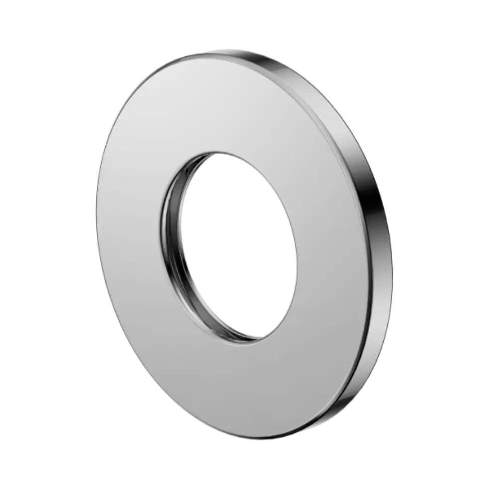 50mm Dia Round Back Plate For Bath Spout Chrome