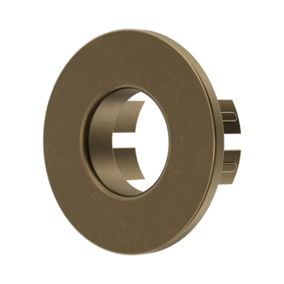 Basin Overflow Ring Metal Tumbled Antique Brass