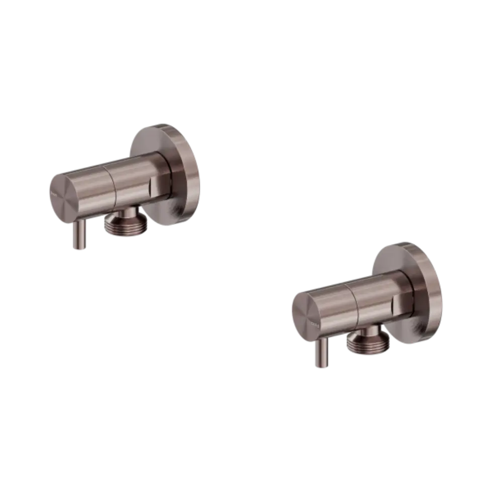 Washing Machine Tap Set Brushed Bronze