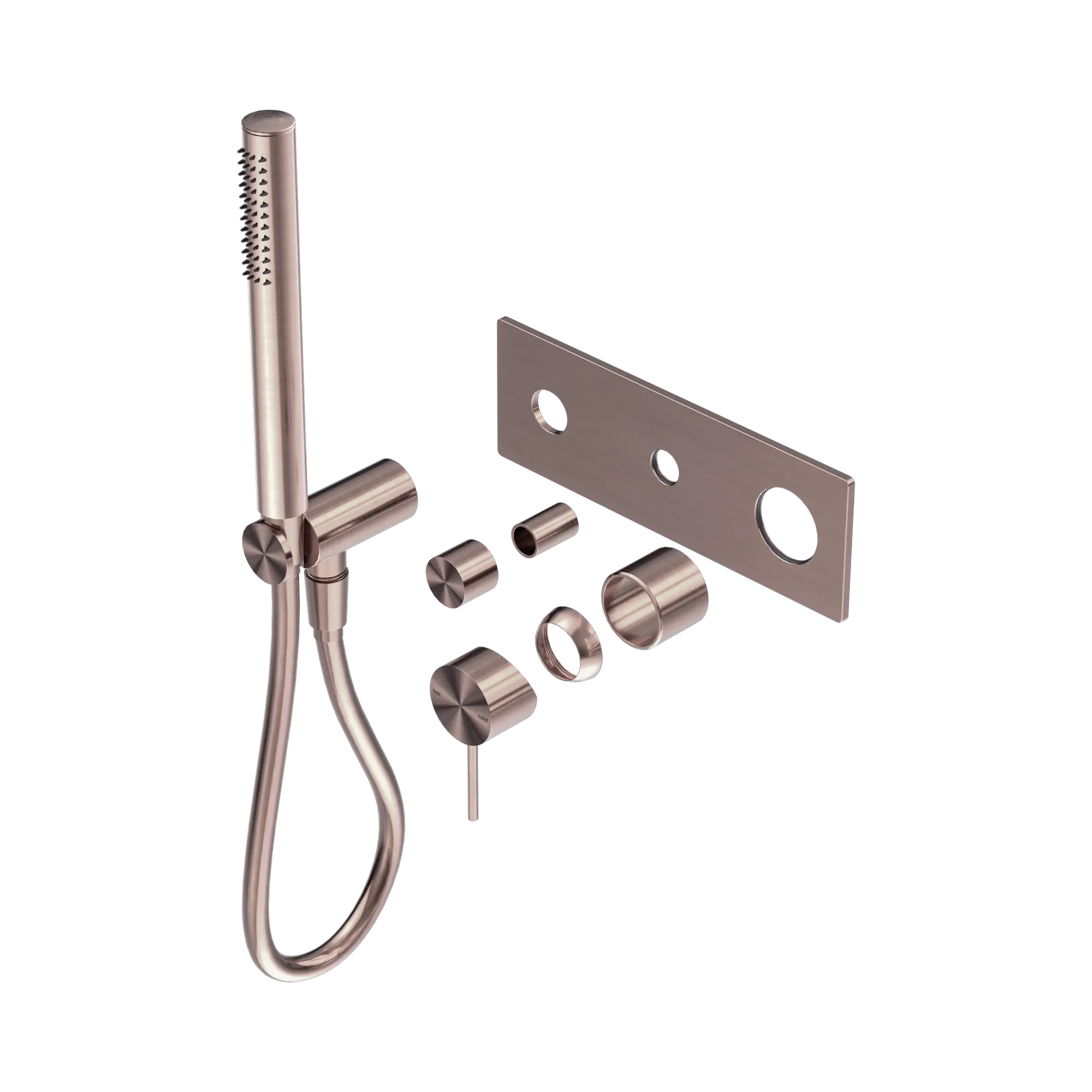NR221912 ETBZ Mecca Shower Mixer Divertor System Trim Kits Only Brushed Bronze image 1