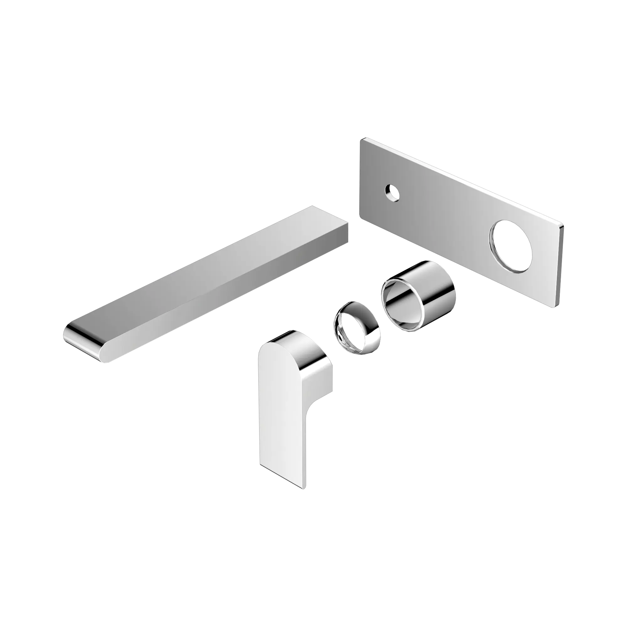 NR321510 BTCH Bianca Wall Basin Bath Mixer 230mm Trim Kits Only Chrome image 1