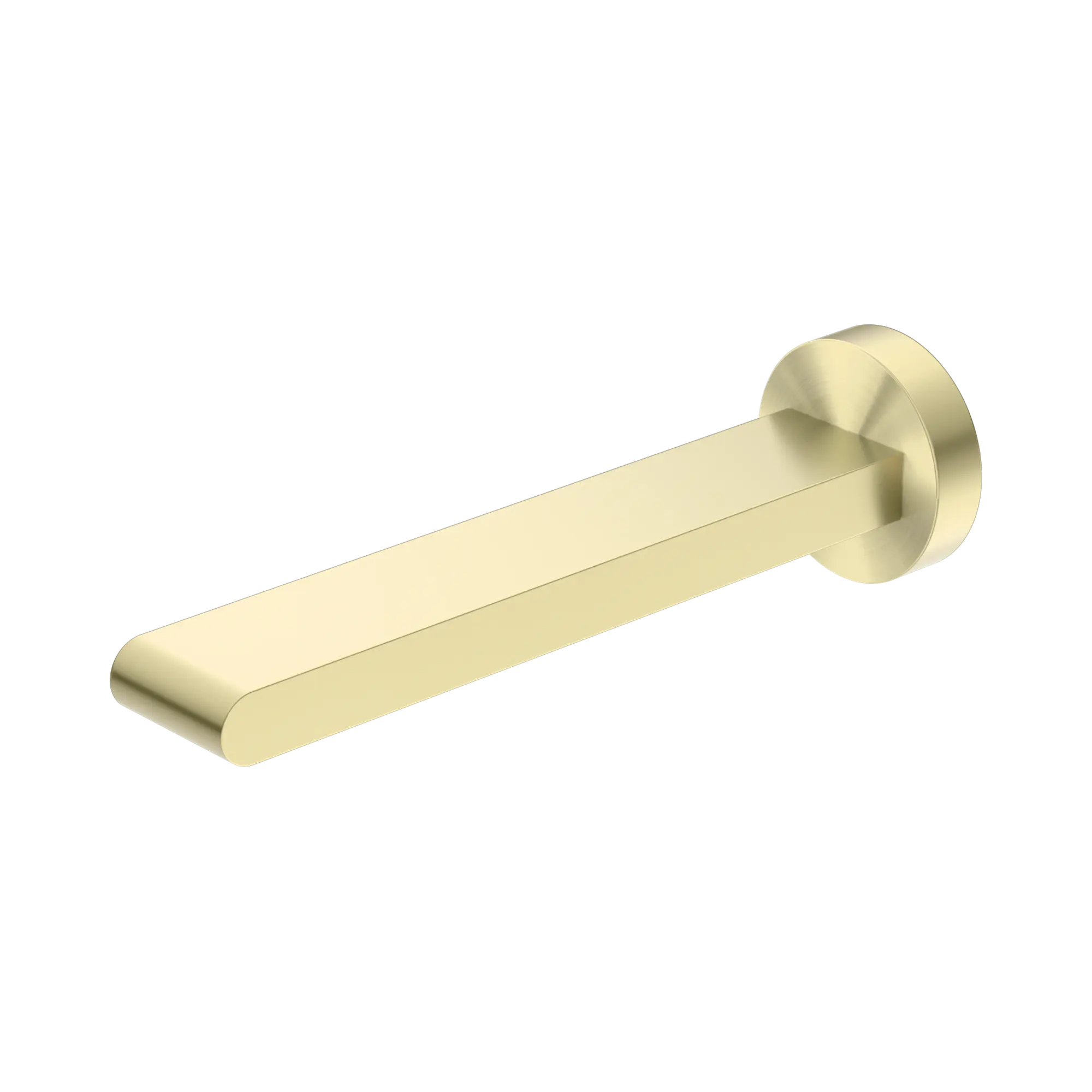 NR321503 BG Bianca Fixed Bath Spout Only 200mm Brushed Gold image 1