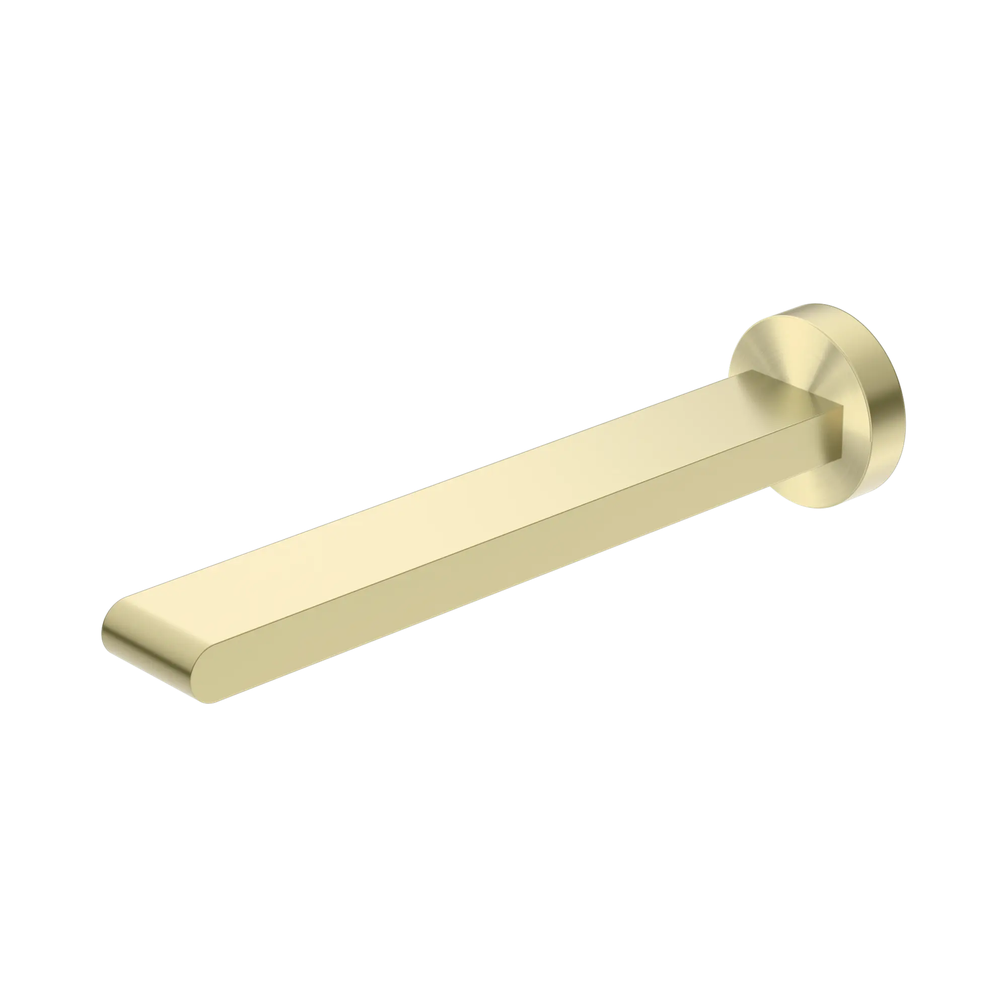 NR321503b BG Bianca Fixed Bath Spout Only 240mm Brushed Gold image 1