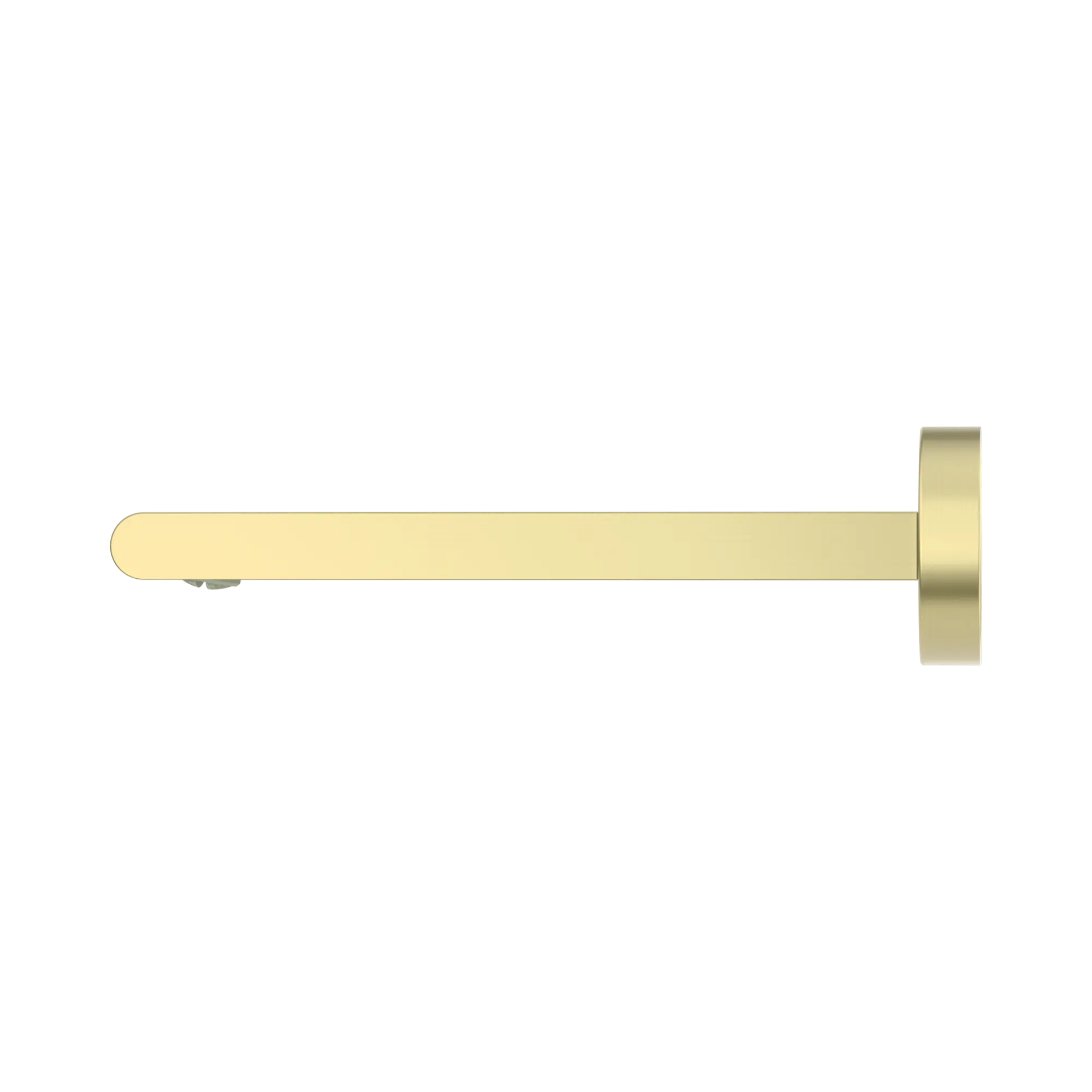 NR321503b BG Bianca Fixed Bath Spout Only 240mm Brushed Gold image 3