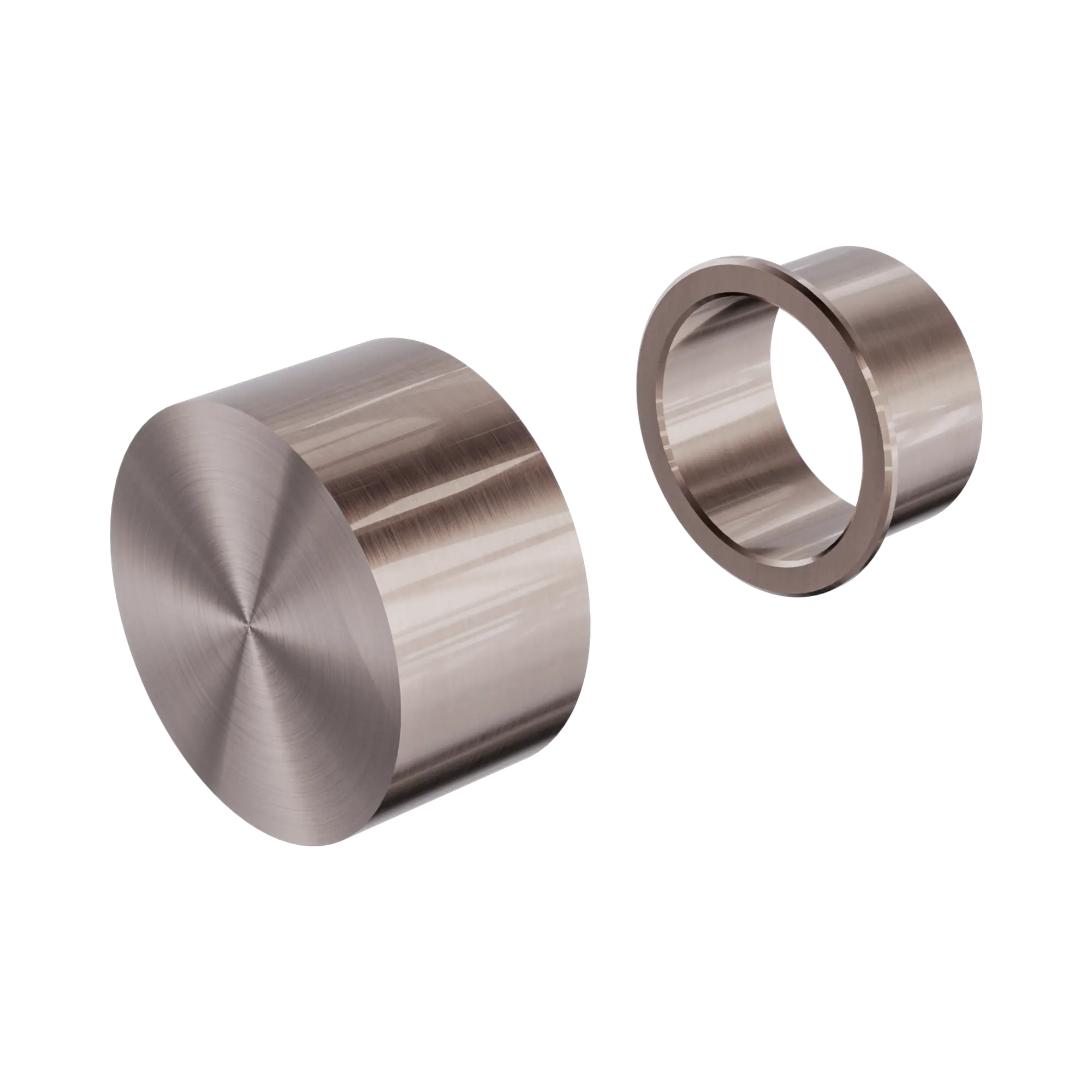 NR271909t BZ Kara Progressive Shower Mixer Trim Kits Only Brushed Bronze image 1