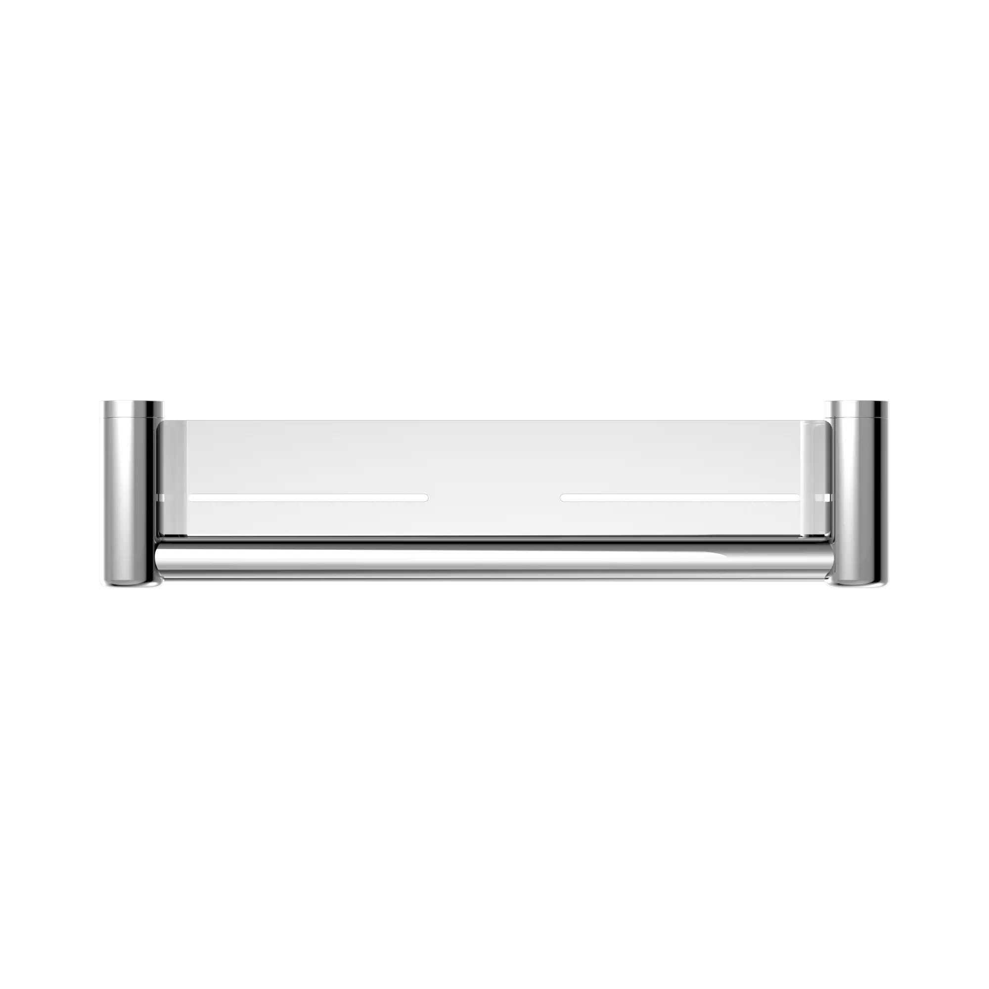 NRCR2518 CCH Mecca Care 25mm Grab Rail With Shelf 450mm Chrome image 2