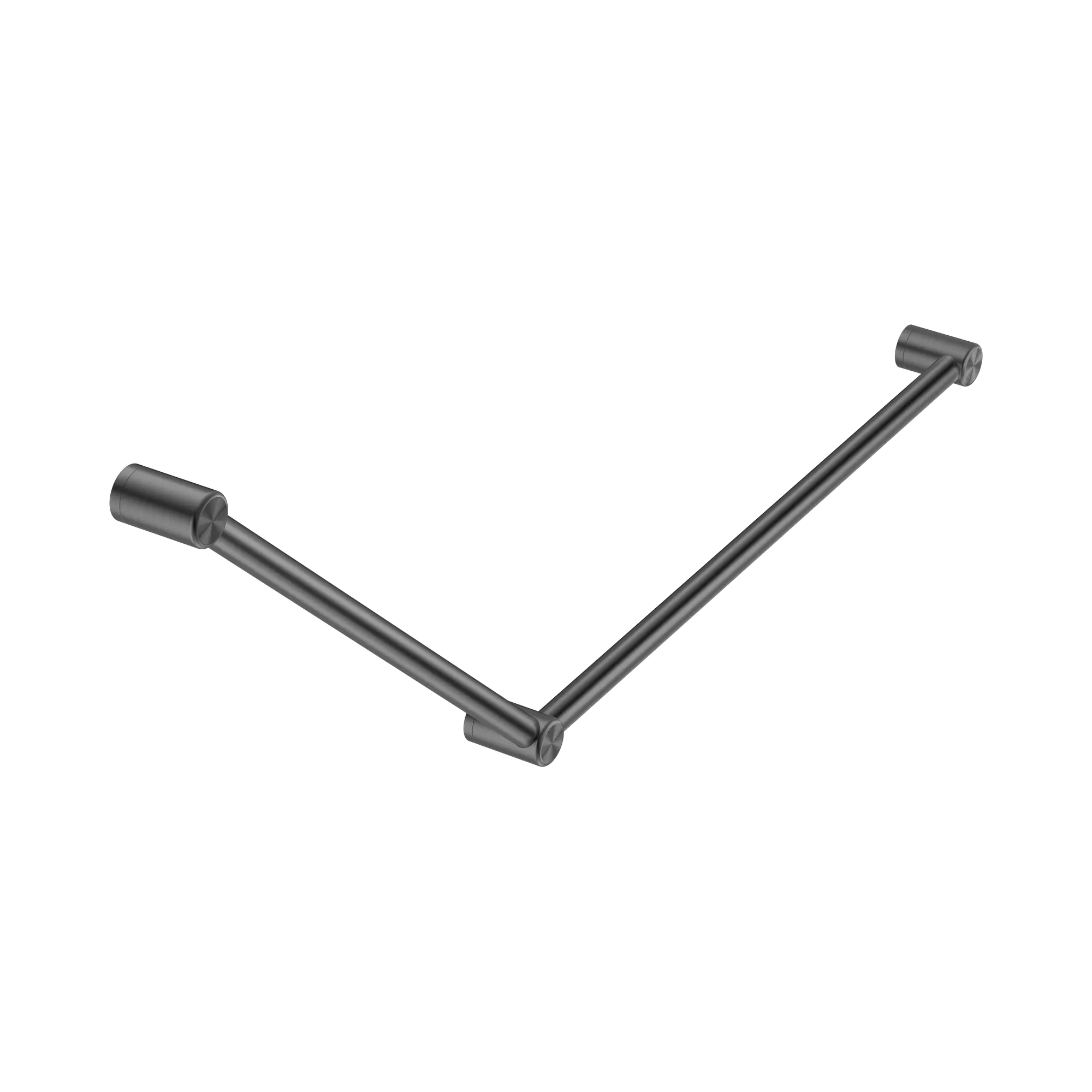 NRCR3245 GM Mecca Care 32mm DDA Grab Rail Set 45 Degree 750 X900mm Gun Metal image 1
