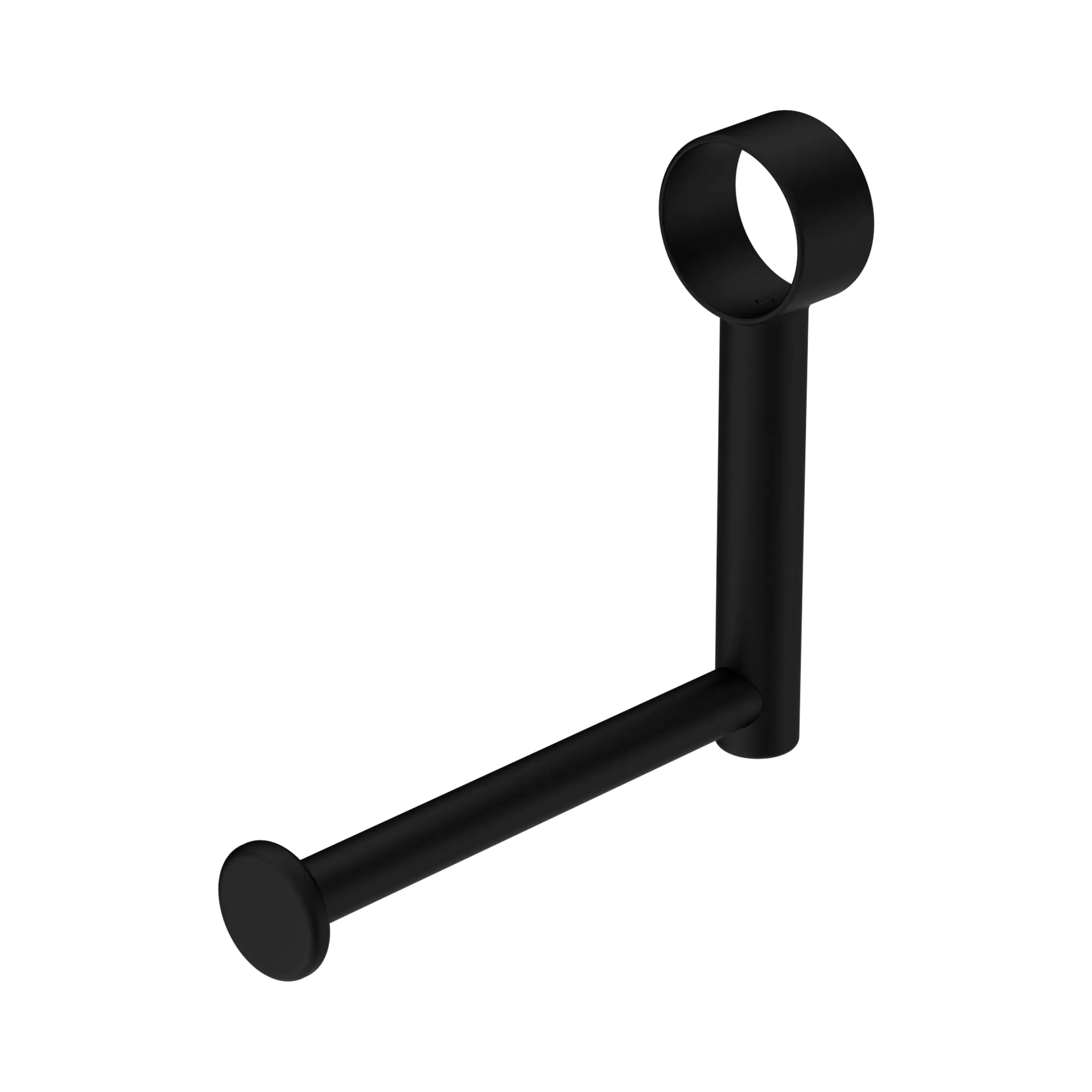 NRCR3286 TMB Mecca Care Add On Toilet Roll Holder Matte Black image 1